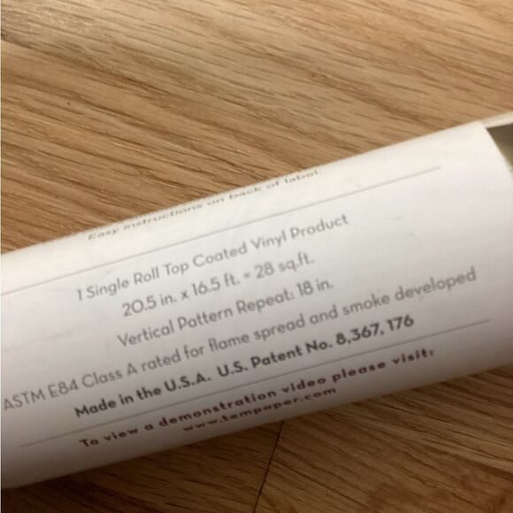 Tempaper Peel and stick Wallpaper HELLO SUNSHINE SUNSET GOLD HS16014 - Picture 3 of 4